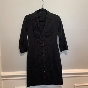 Express Design Studio - Black Button Down Dress